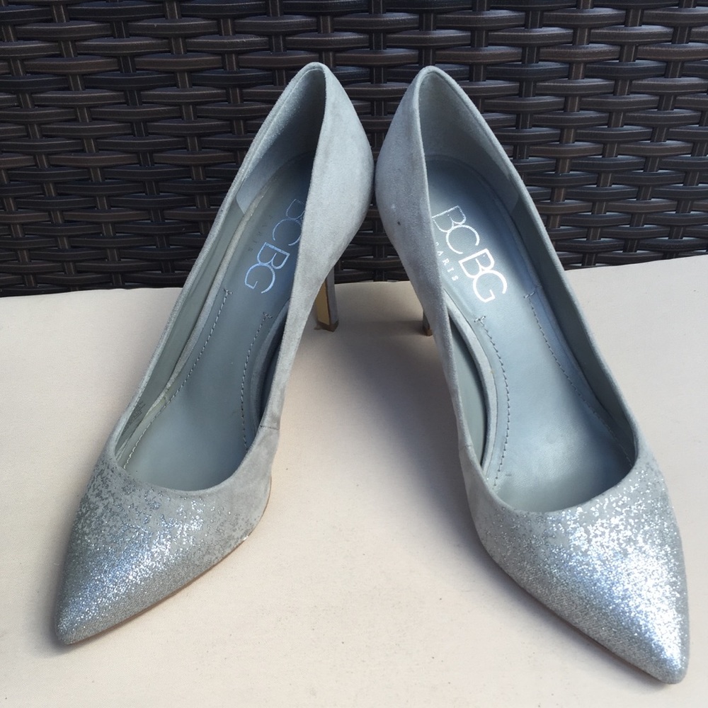 Silver High heels